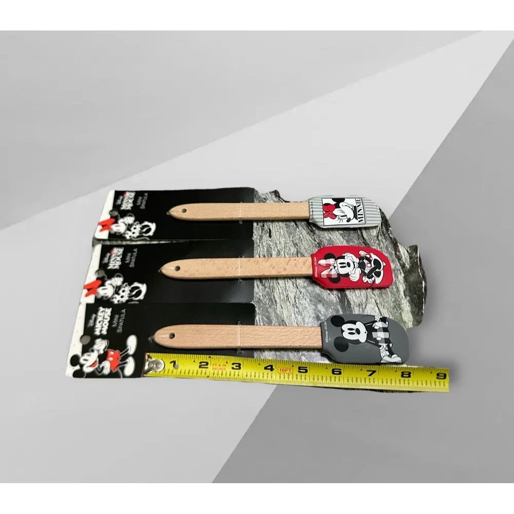 Disney Mickey & Minnie Mouse Silicone Spatula Set